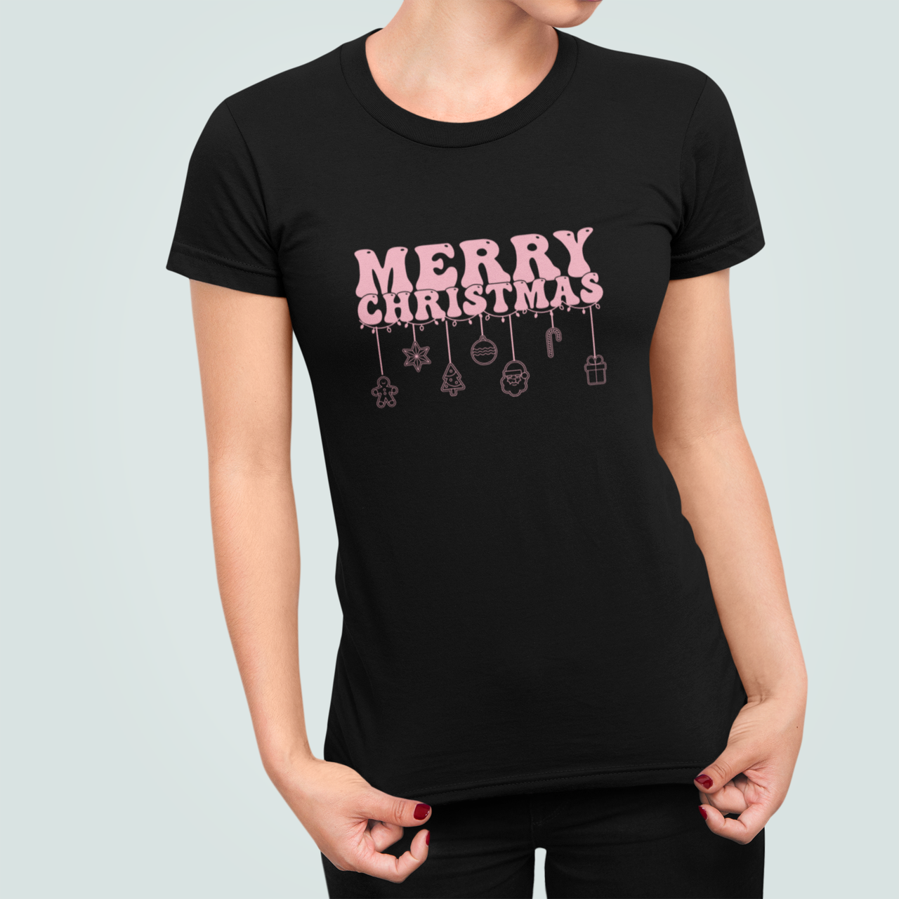 Футболка жіноча новорічна Stedman з принтом "Merry Christmas" Рожеві мрії XL Чорний (НГ192.1-4) Футболка жіноча новорічна Stedman з принтом "Merry Christmas" Рожеві мрії XL Чорний (НГ192.1-4)