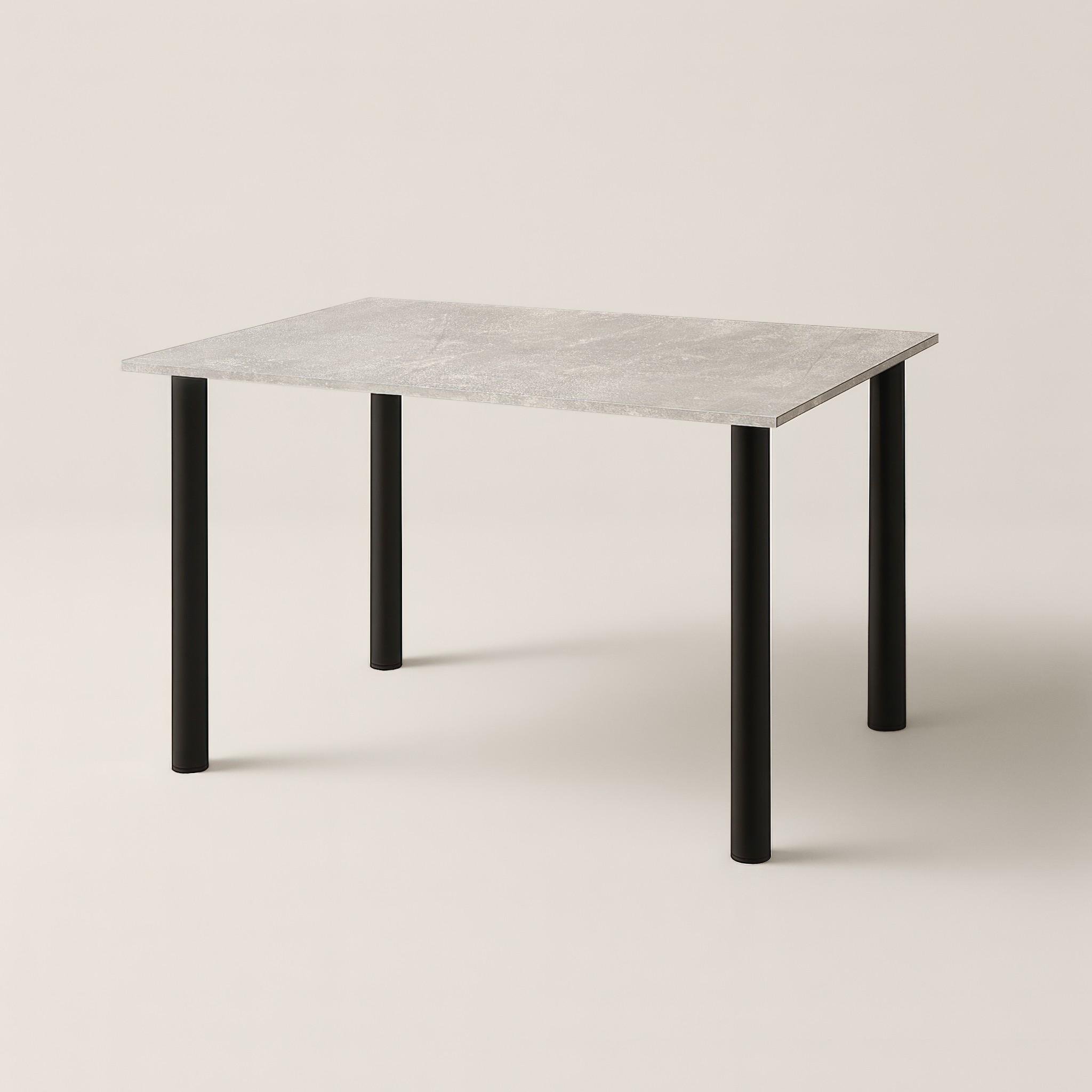 Обідній стіл Optima 1020х690х750 мм Бетон/Чорний - фото 2