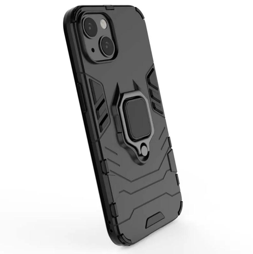 Чехол бампер Primolux Ring Armor для Apple iPhone 13 - Black - фото 2