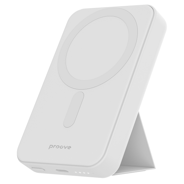 Повербанк Proove Hyperion Magnetic 2в1 с быстрой зарядкой 10000 mAh 20W Белый (PBHP15020002)