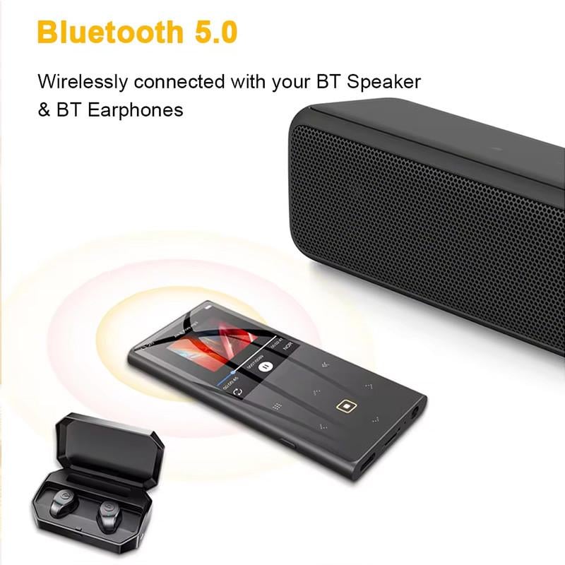 MP3-плеєр Walker M2 Bluetooth Hi-Fi 32Gb з FM-радіо та диктофоном Black - фото 10