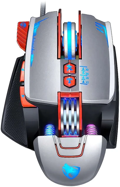 Проводная мышь T-Wolf V9 8 кнопок 3200 DPI подсветка Проводная мышь T-Wolf V9 8 кнопок 3200 DPI подсветка