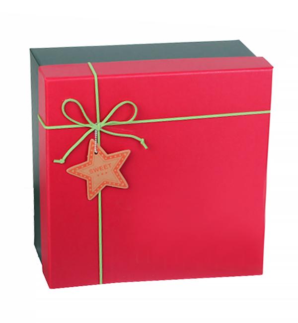 Новогодняя подарочная коробка Christmas mood2 19х19х6 см Новогодняя подарочная коробка Christmas mood2 19х19х6 см