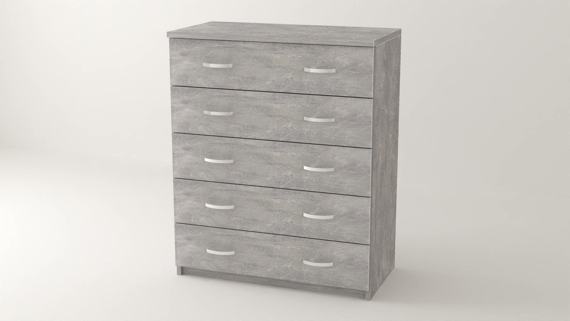 Комод Алекса ВК-16 75х45х100 см Индастриал (60373)