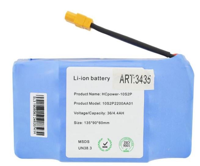 Аккумулятор для гироборда/гироскутера Li-ion 10S2P 36 V 4400 mAh (25417249)