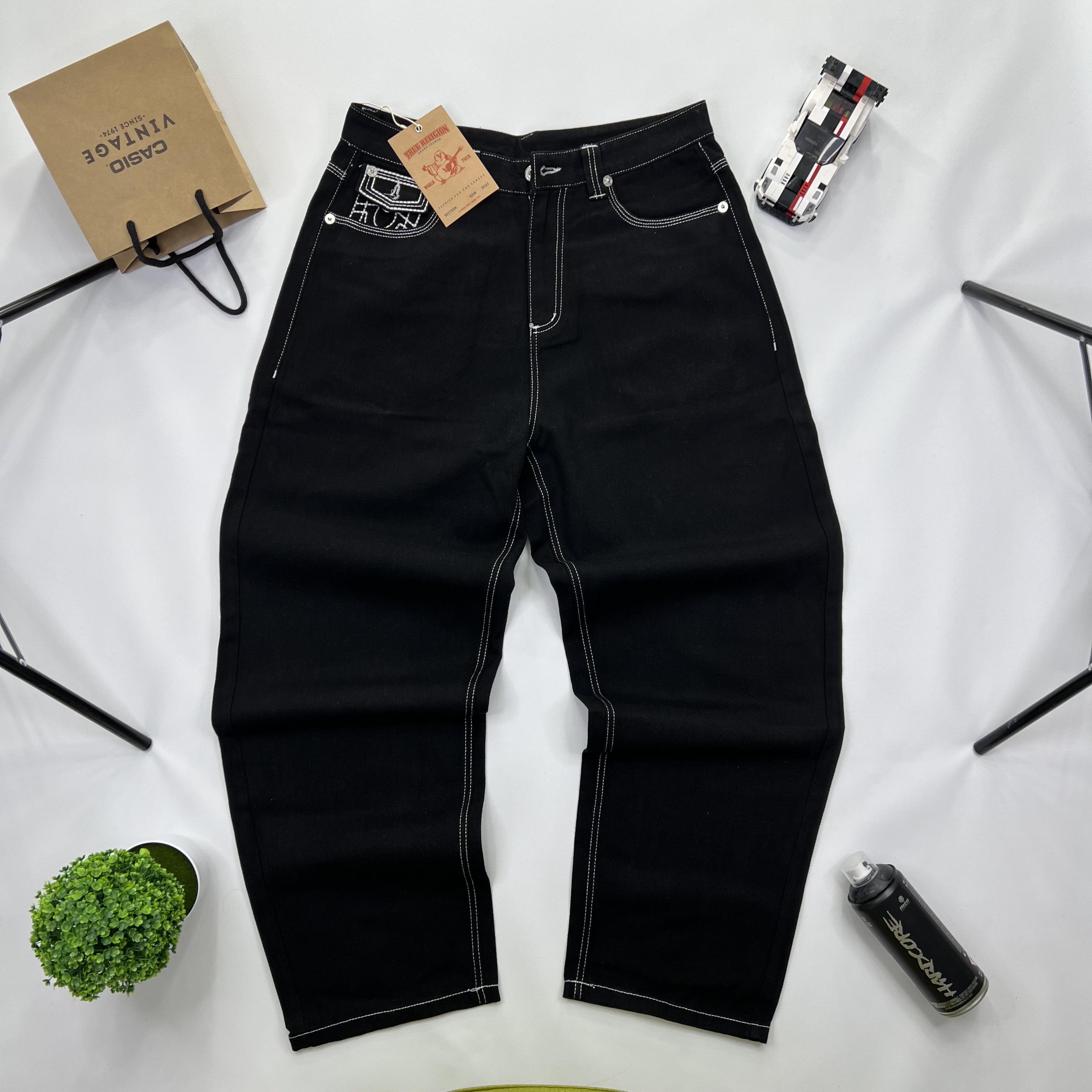 ᐉ Брюки True Religion jeans rap pants baggy y2k sk8 XS (35017521