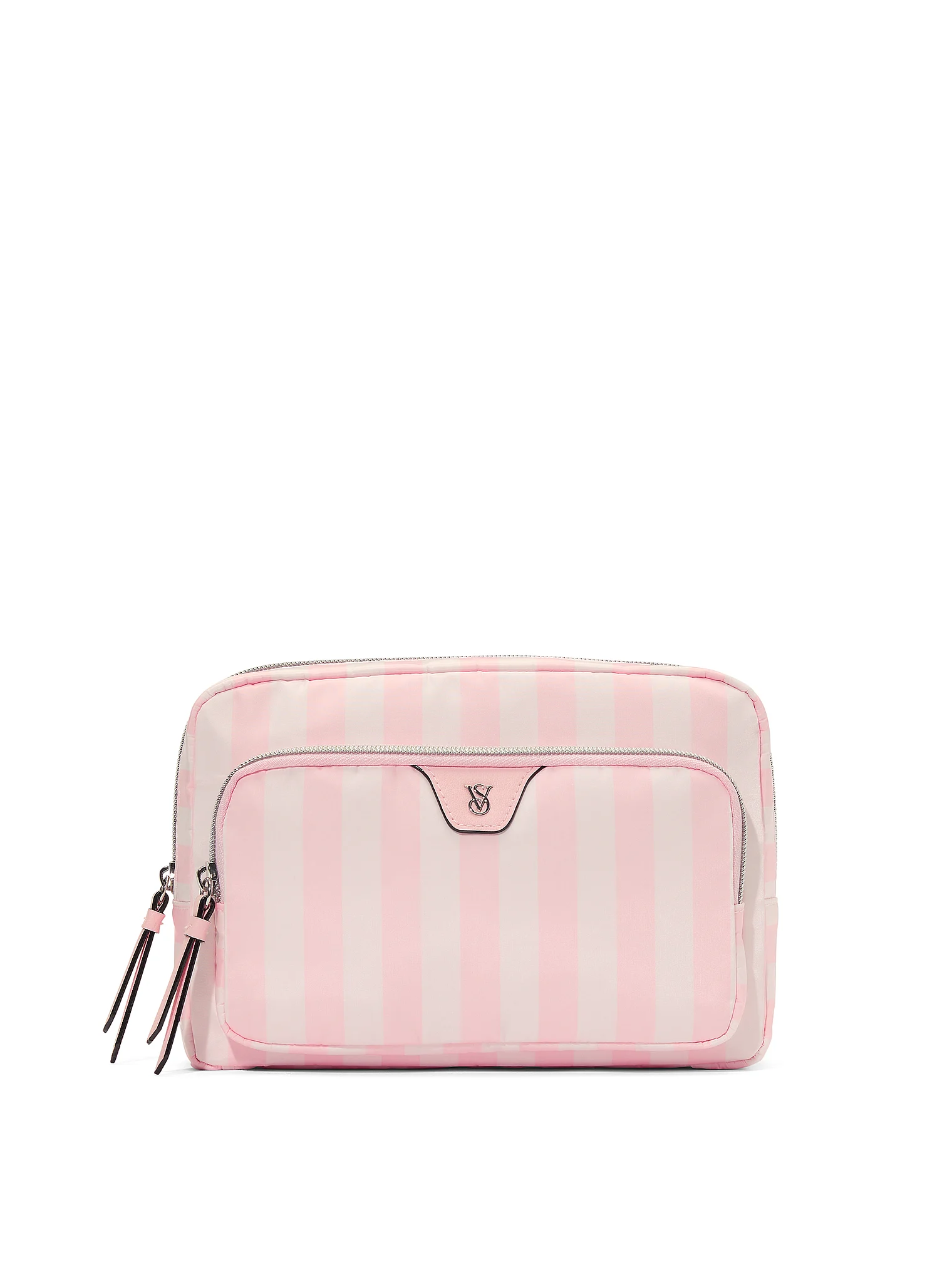 Косметичка Victoria's Secret Travel Makeup Pouch Рожевий у смужку (23161958)