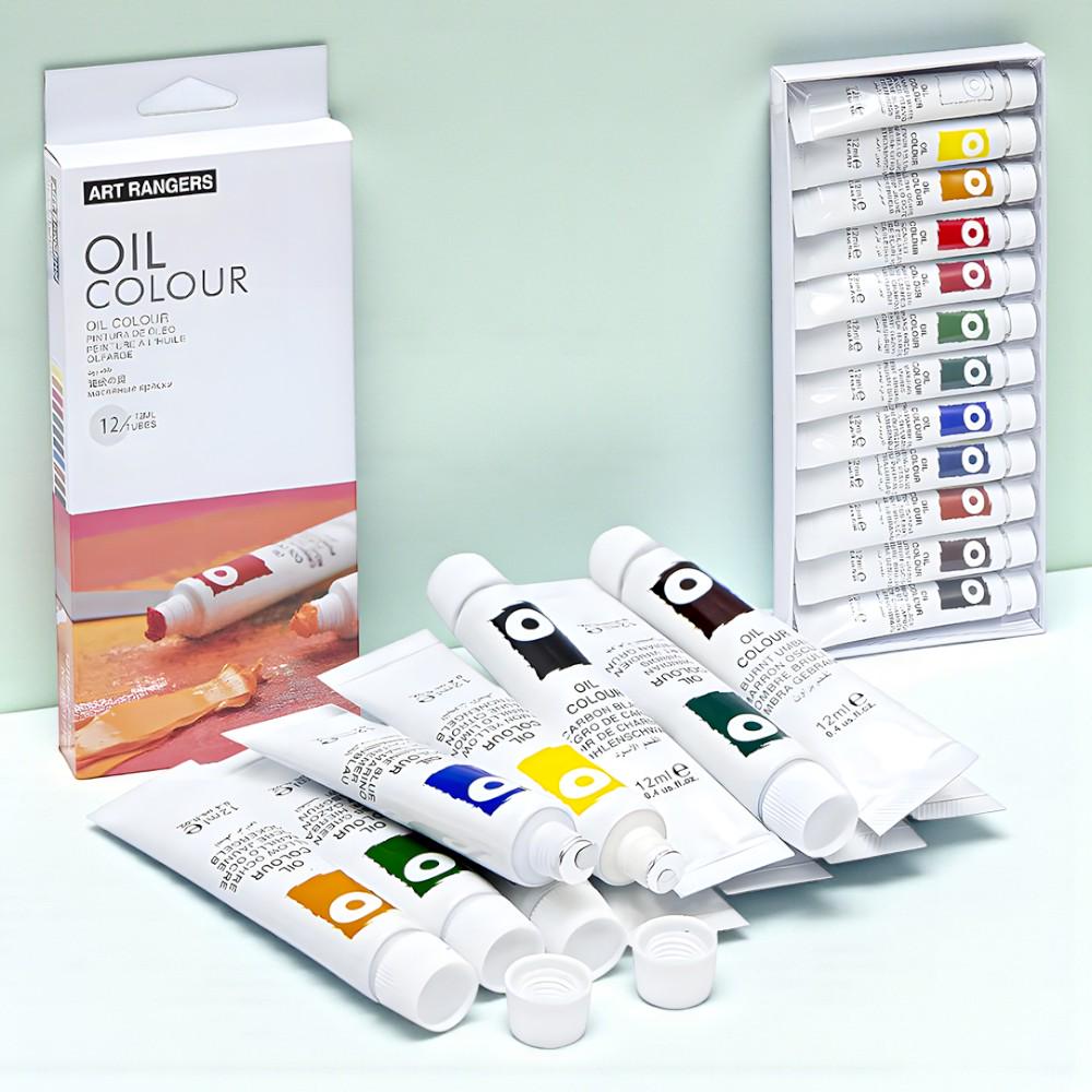 Фарби масляні художні тюбики в коробці 12 кольорів по 12 мл (37-106235) - фото 2