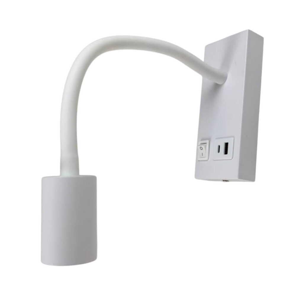 Бра Violux SNAKE USB/Type-C 5W 4200K 250Lm IP20 Белый (552002) - фото 3