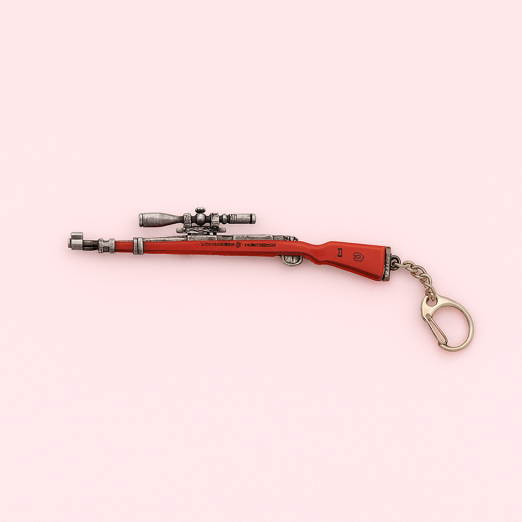 Брелок для ключей Винтовка металлическая (27829513)