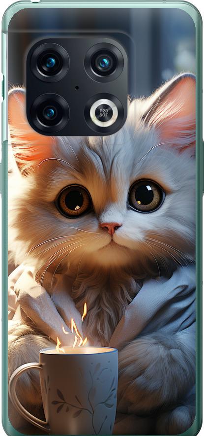 Чехол на OnePlus 10 Pro White cat (5646u-2588-42517)