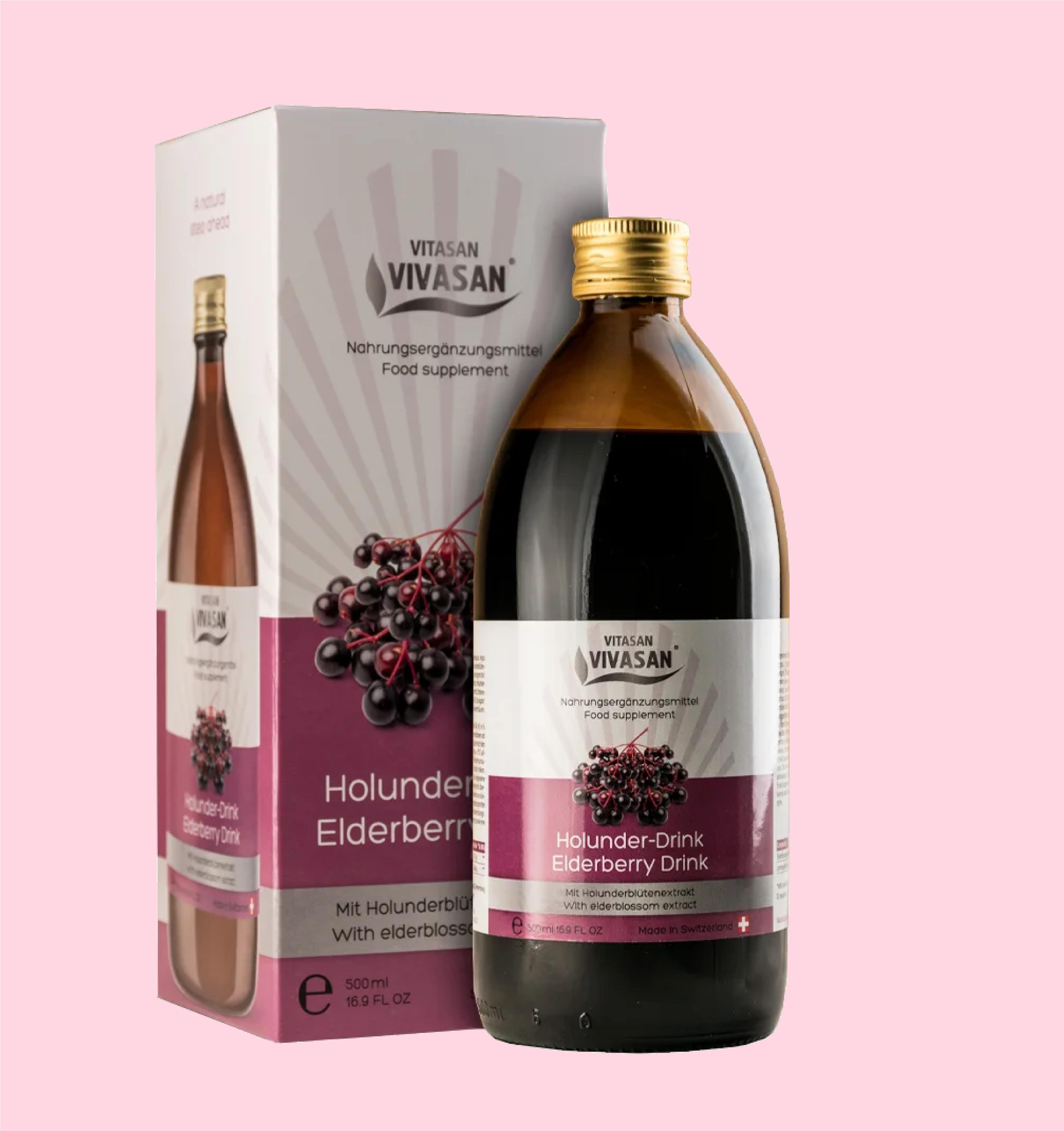 ᐉ Напиток Бузина черная Elderberry Vivasan (D 203) • Купить в Киеве,  Украине • Лучшая цена в Эпицентр