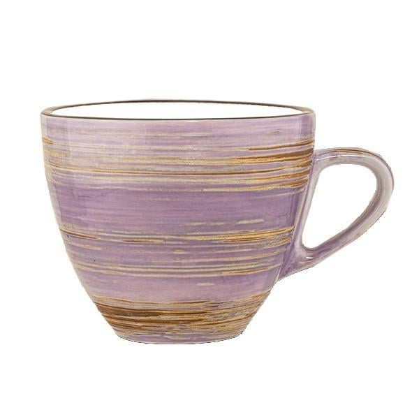 Чашка для капучино Wilmax Spiral 190 мл Lavander (WL-669735/A)