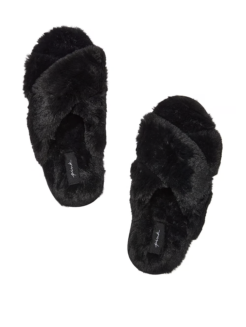 Тапочки жіночі Victoria's Secret Faux Fur Slippers хутряні L Чорний (24678037) Тапочки жіночі Victoria's Secret Faux Fur Slippers хутряні L Чорний (24678037)