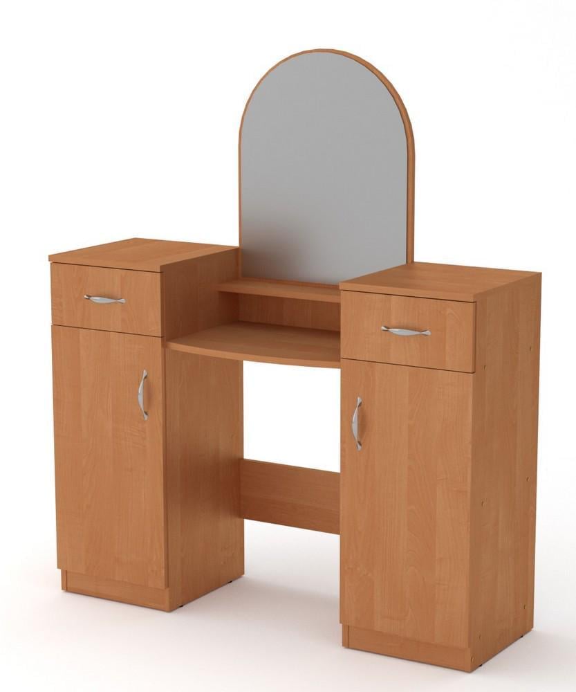 Туалетный столик МеблиКо Трюмо-2 118х39х139 см Ольха (k-2502-5)