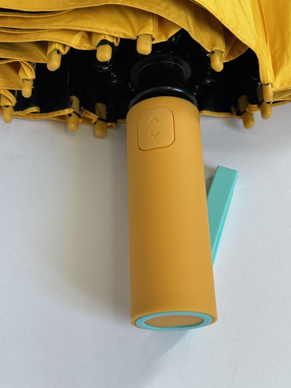 Зонтик женский автоматический SKS 12 спиц антивитер Желтый (6165) - фото 6 Зонтик женский автоматический SKS 12 спиц антивитер Желтый (6165) - фото 6