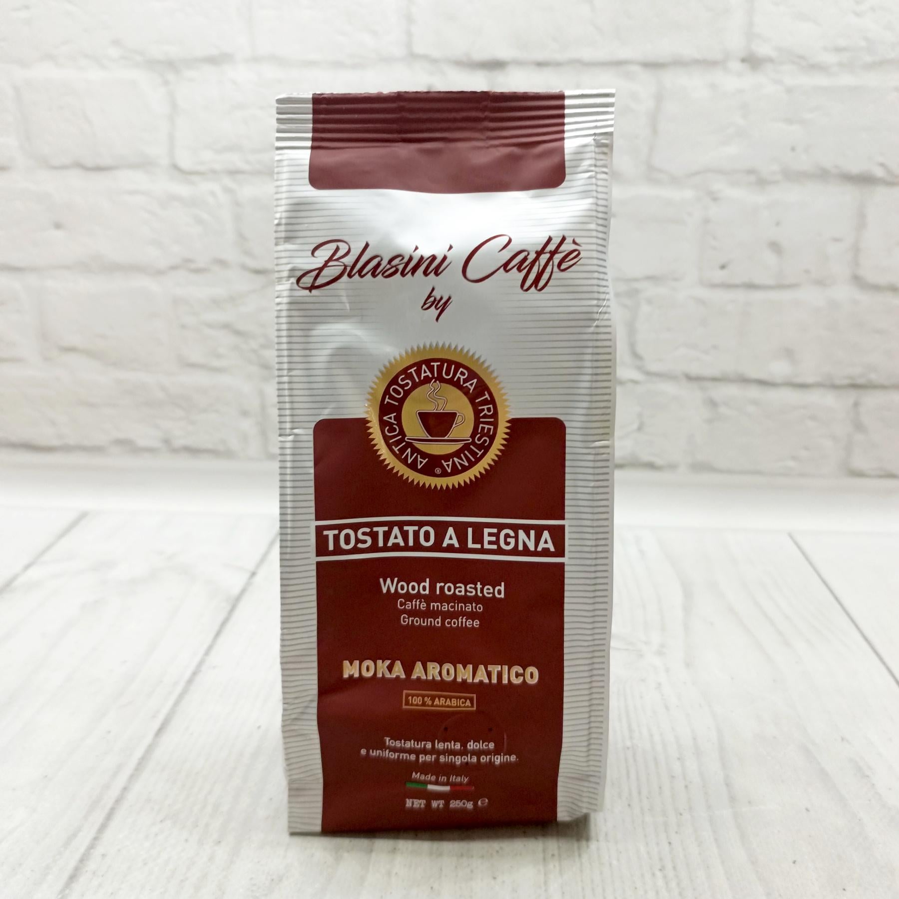 Кофе молотый Blasini Caffe Moka Aromatico 100% арабика 250 г (36700999)