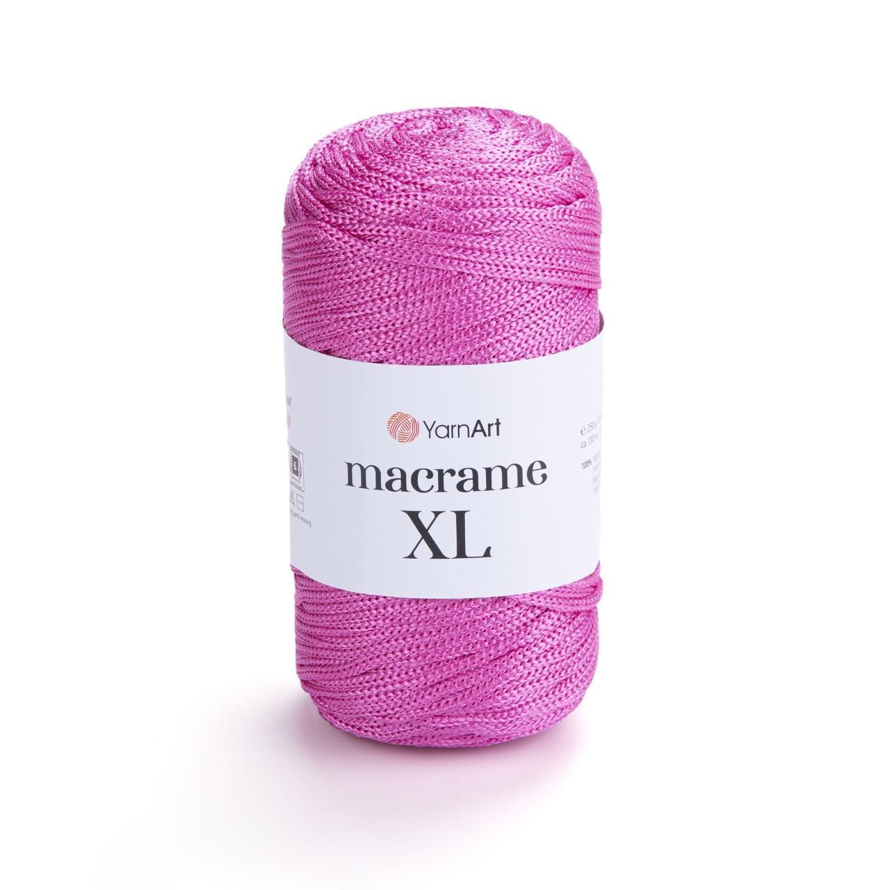 Шнур YarnArt Macrame XL полиэфирный 3 мм 250 г Ярко-розовый №140 (2155273772) Шнур YarnArt Macrame XL полиэфирный 3 мм 250 г Ярко-розовый №140 (2155273772)