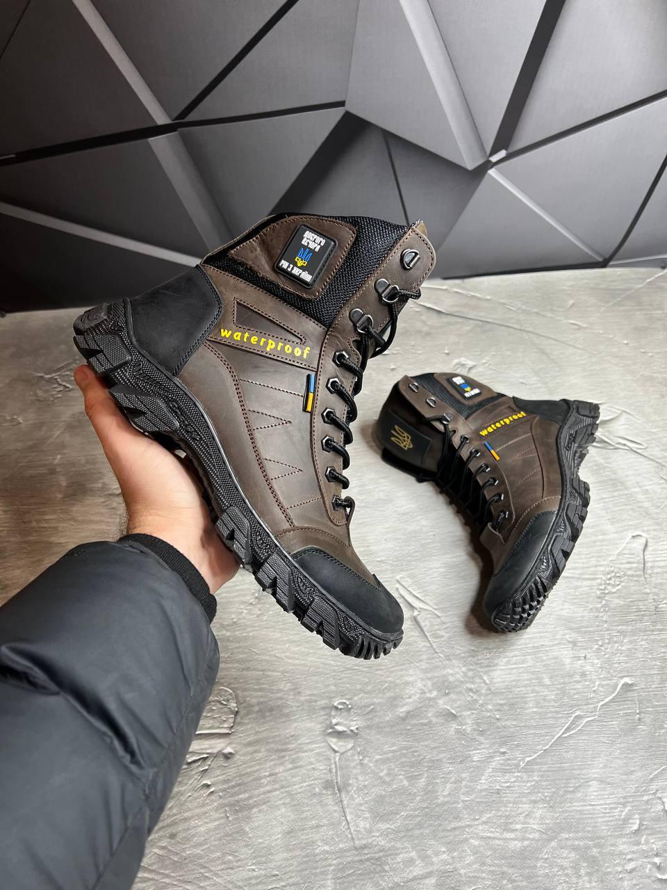 Берці чоловічі демісезонні з дихаючою сіткою р. 41 Brown - фото 3 Берці чоловічі демісезонні з дихаючою сіткою р. 41 Brown - фото 3