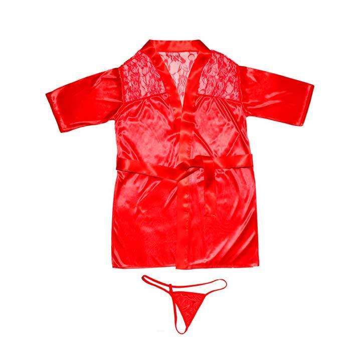 Халат з витонченим мереживом XS/S/M (K0748-2) - фото 4 Халат з витонченим мереживом XS/S/M (K0748-2) - фото 4