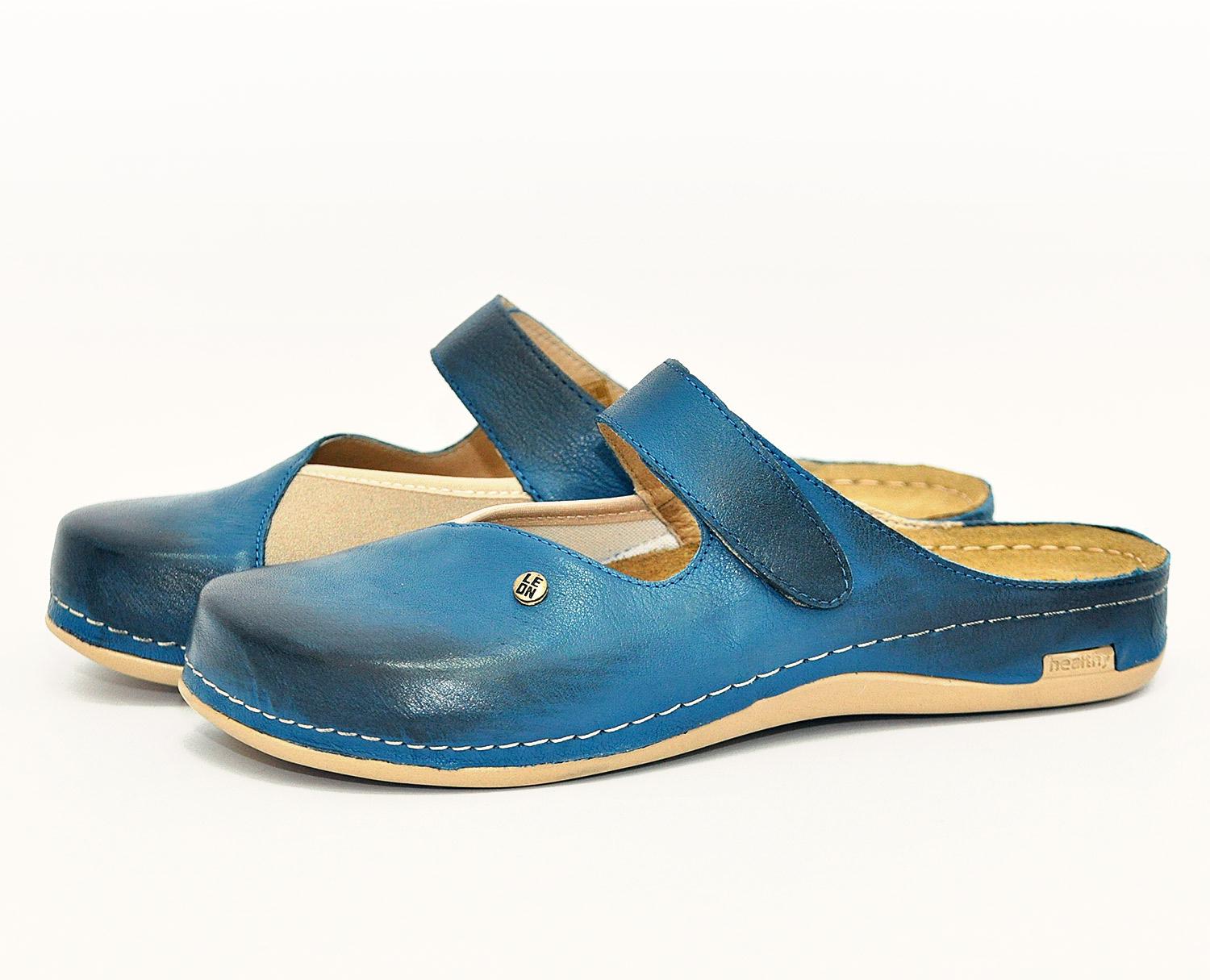 Женские сабо кожаные Leon 953 р. 38 Голубой - фото 2 Женские сабо кожаные Leon 953 р. 38 Голубой - фото 2