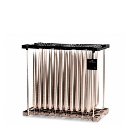 Свеча коническая Ester&Erik 32см Champagne Metalic (0366-94)