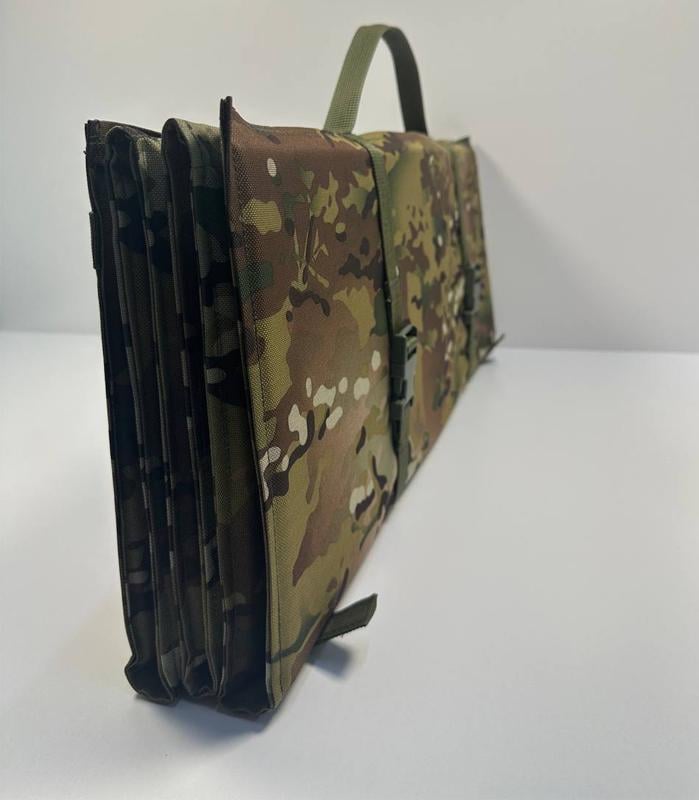 Каремат раскладной M-KET для сидения и сна 10 мм на 6 секций 1,8 м х 70 см с ручкой Мультикам - фото 3 Каремат раскладной M-KET для сидения и сна 10 мм на 6 секций 1,8 м х 70 см с ручкой Мультикам - фото 3