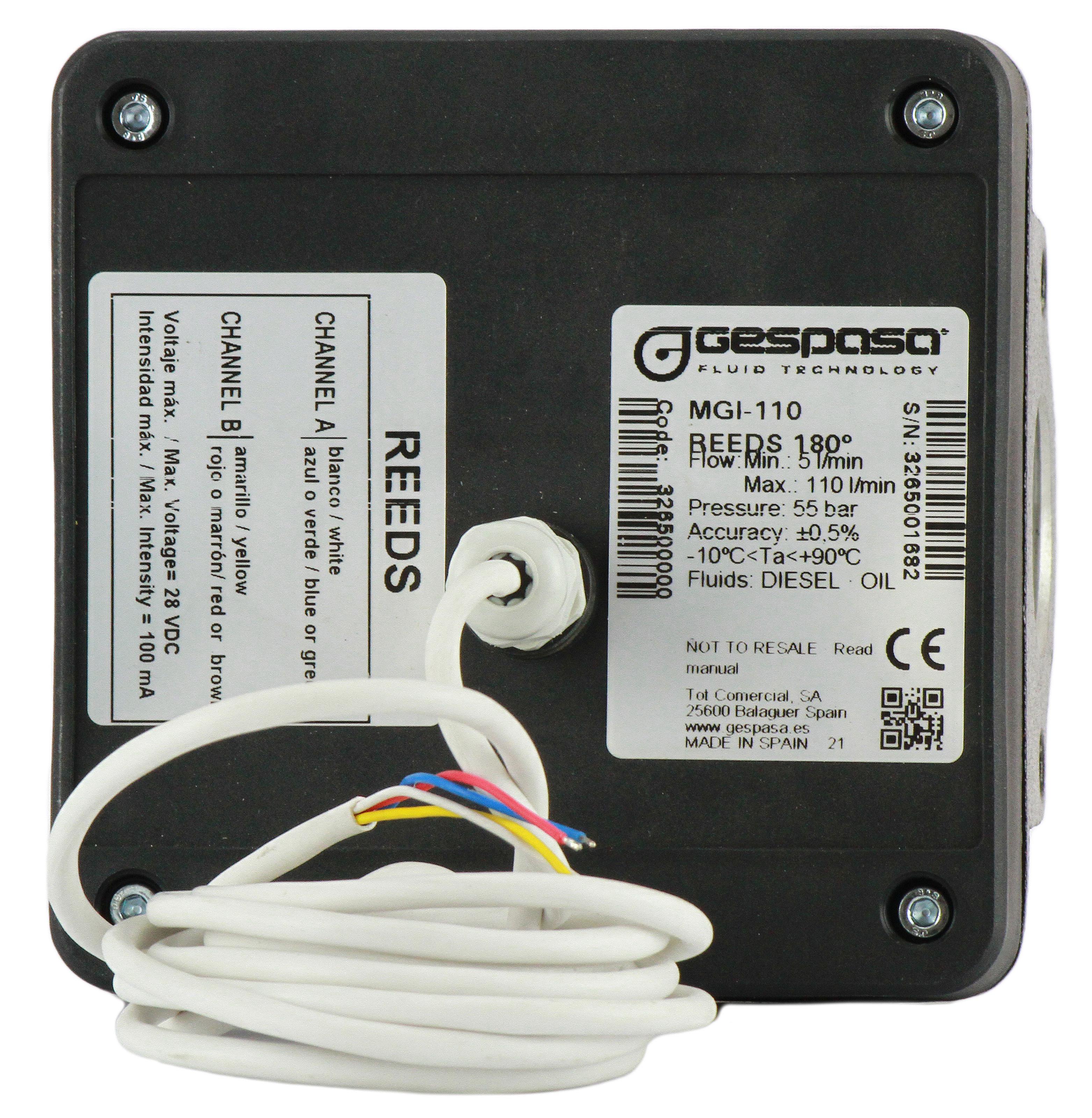 Лічильник паливний Gespasa MGI-110 високоточний до 110 л/хв BSPP 1"