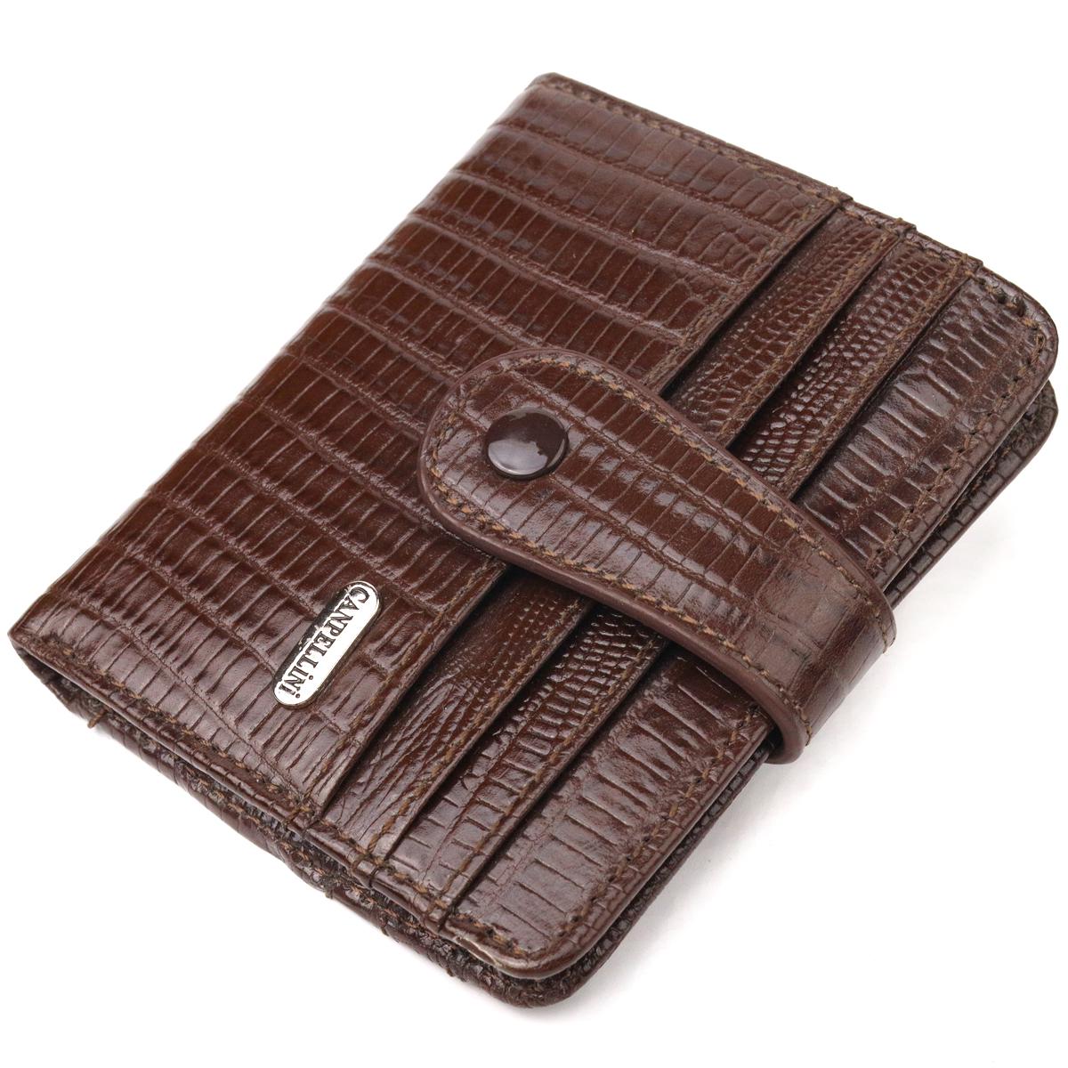 Кошелек мужской из натуральной кожи Canpellini Purse 21691 фактурный Коричневый (55470) Кошелек мужской из натуральной кожи Canpellini Purse 21691 фактурный Коричневый (55470)
