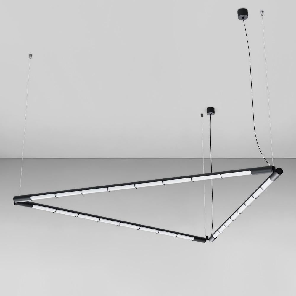 Светильник линейный подвесной Starlight A 1270 Angle3 Черный Светильник линейный подвесной Starlight A 1270 Angle3 Черный