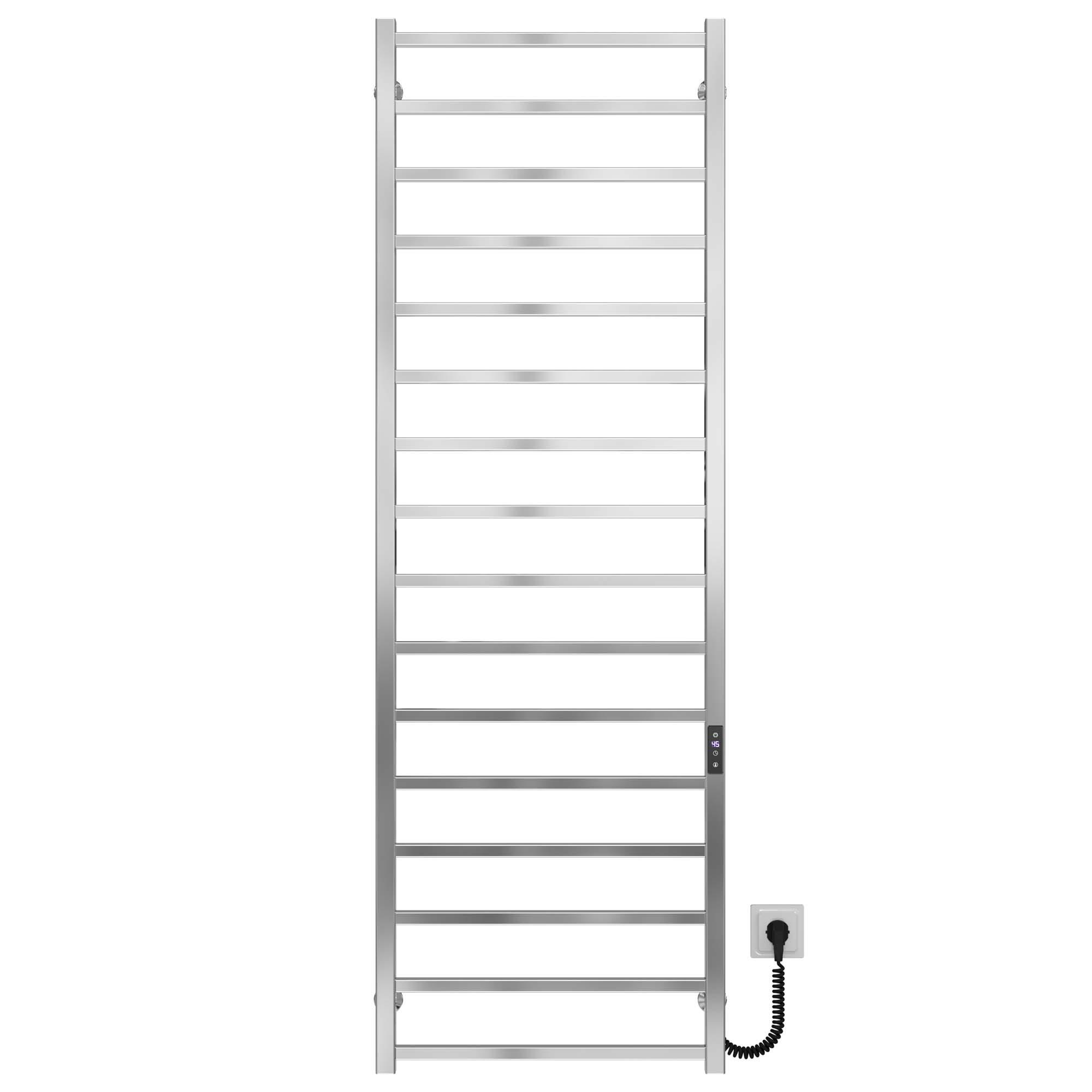 Полотенцесушитель электрический Deffi Forest П16 JD04 правое подключение нержавеющая сталь 600х1600 мм Хром (A.FR.160.60.16.E.C.R.2)