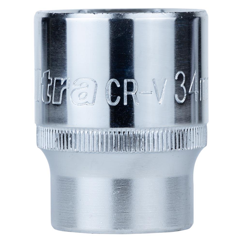 Насадка шестигранна Ultra 3/4" 34 мм CrV (6075342)