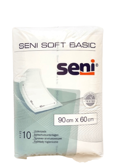 Пелюшки одноразові Seni Soft Basic 60x90 см 10 шт. (21591051)