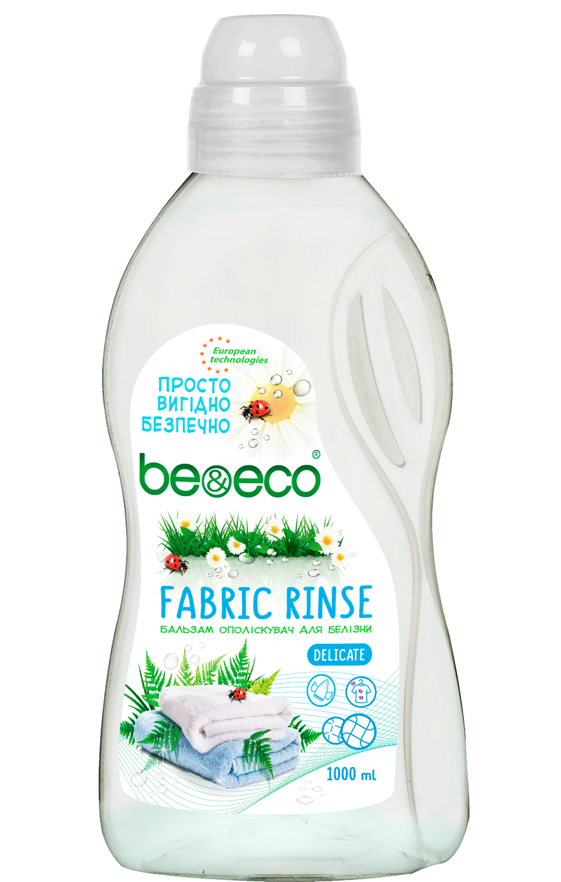 Бальзам ополіскувач для білизни Be&Eco DELICATE 1000 мл