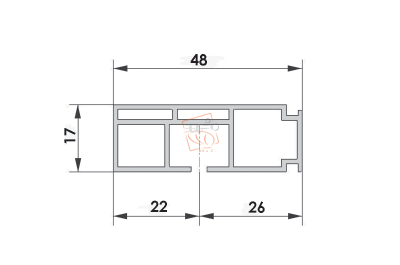 Карниз усиленный потолочный пластиковый EURO CONCEPT КСМ-1 с фурнитурой 2,1 м - фото 2 Карниз усиленный потолочный пластиковый EURO CONCEPT КСМ-1 с фурнитурой 2,1 м - фото 2