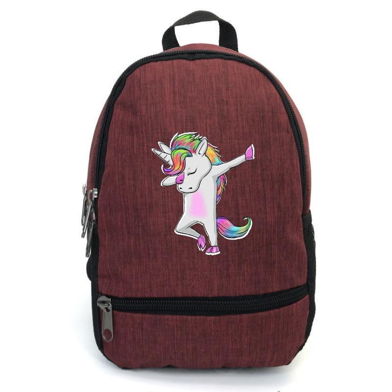 Школьный рюкзак детский Cappuccino Toys EDN-0035 с принтом Unicorn 12,5 л Красный (1369989209)