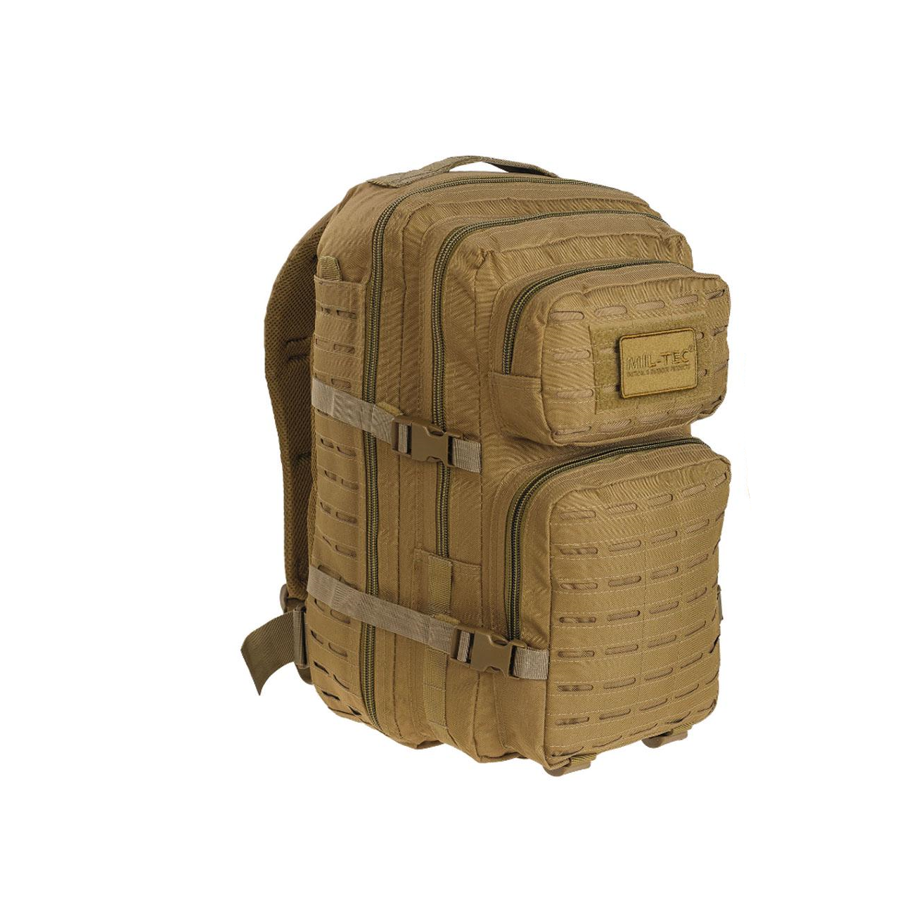 Рюкзак Mil-Tec Large Assault Pack Laser Cut 36 л Coyote - фото 1