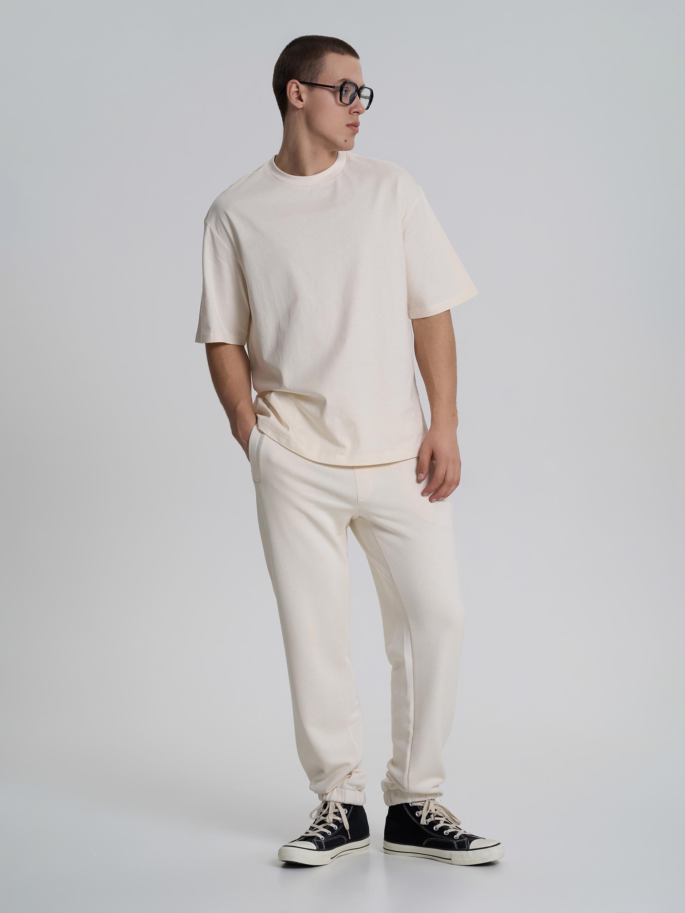 Футболка мужская ROZA 230926 L Светло-бежевый (4824005722417) - фото 2 Футболка мужская ROZA 230926 L Светло-бежевый (4824005722417) - фото 2