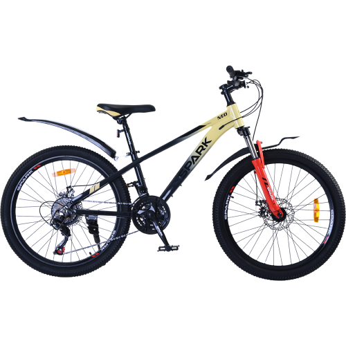 Велосипед Spark NEO колеса 24" алюминиевая рама 12" Бежевый с темно-синим (000239381)