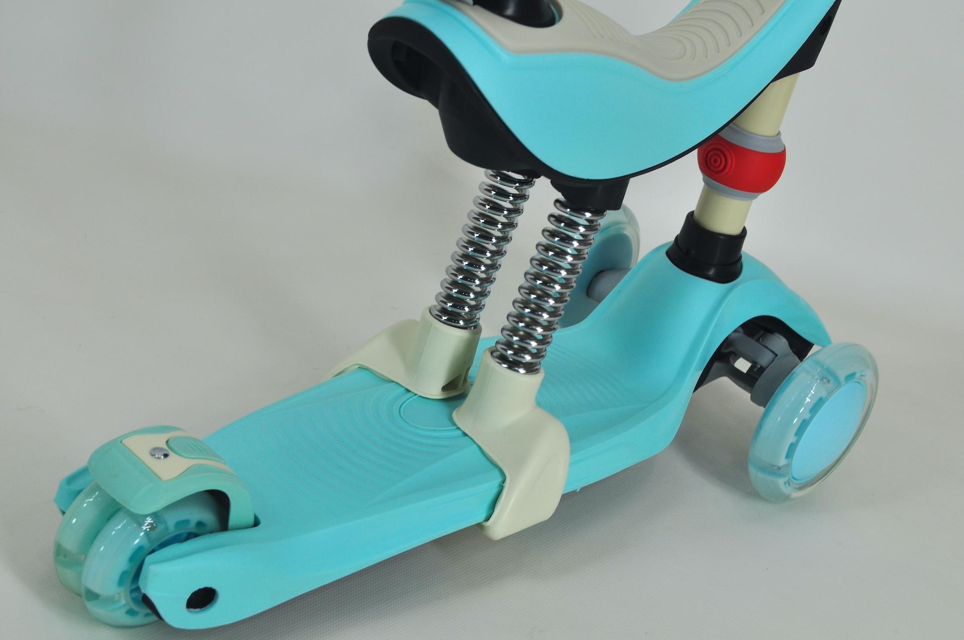 Самокат біговел Maraton Credo 3в1 дитячий триколісний з сидінням та батьківською ручкою Бірюзовий - фото 9 Самокат біговел Maraton Credo 3в1 дитячий триколісний з сидінням та батьківською ручкою Бірюзовий - фото 9