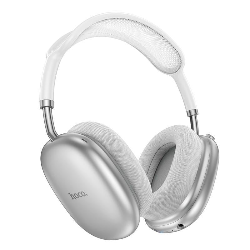 Наушники беспроводные Hoco W55 Plus BT5.4 AUX/TF Silver