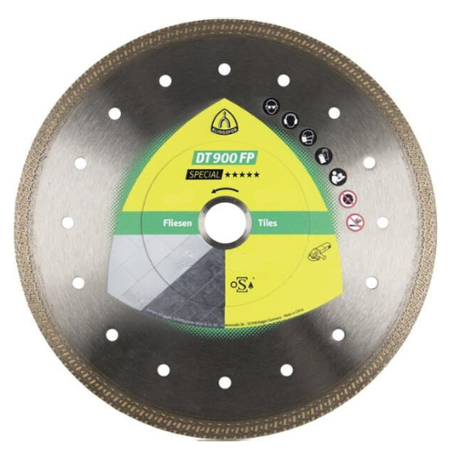 Алмазний круг відрізний Klingspor DT 900 FP Special для плитки керамограніту 125х1,4х22,23 мм Алмазний круг відрізний Klingspor DT 900 FP Special для плитки керамограніту 125х1,4х22,23 мм