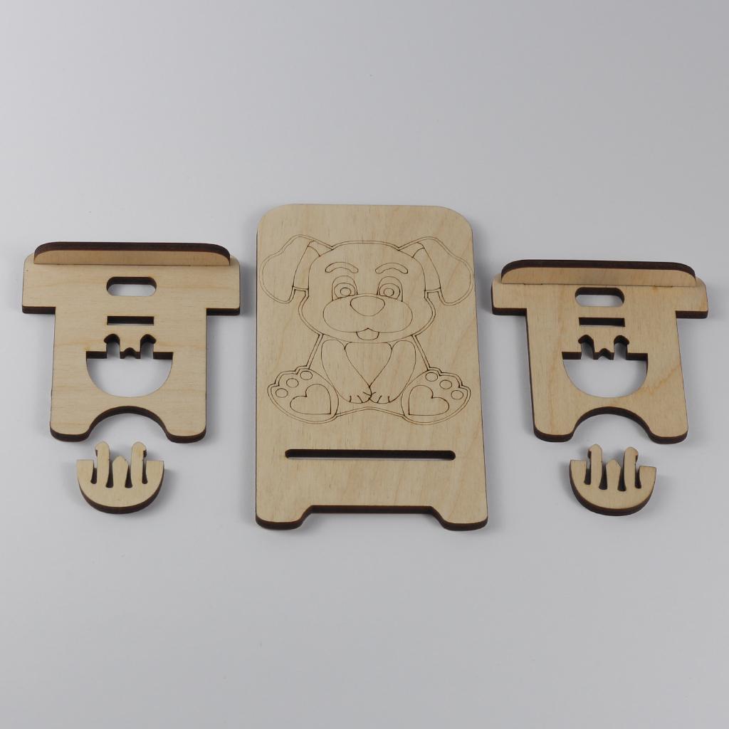 Підставка-тримач для телефону з дерева для дітей 3 (158 (03020155) - фото 3 Підставка-тримач для телефону з дерева для дітей 3 (158 (03020155) - фото 3