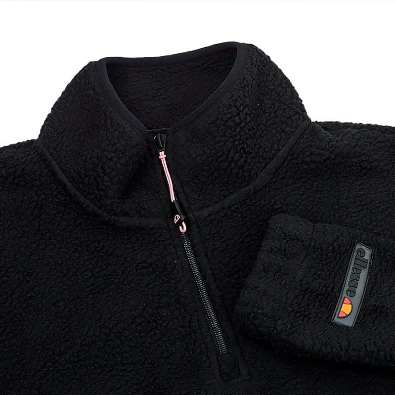 Реглан жіночий Ellesse Monticule 1/3 Zip Track Top S Чорний (SGK12460-BLACK S) - фото 3