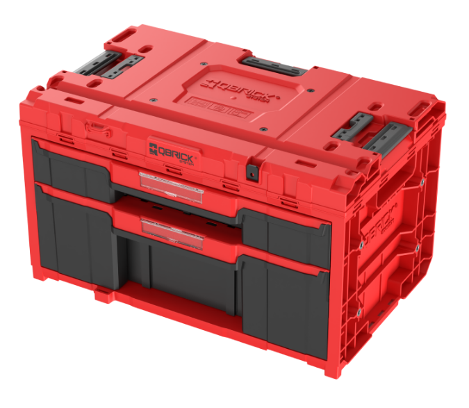 Ящик для инструмента Qbrick System ONE 2,0 DRAWER 2 Plus TOOLBOX EXPERT RED Ultra Qbrick Sys модульный 29 л 587x380x340 мм