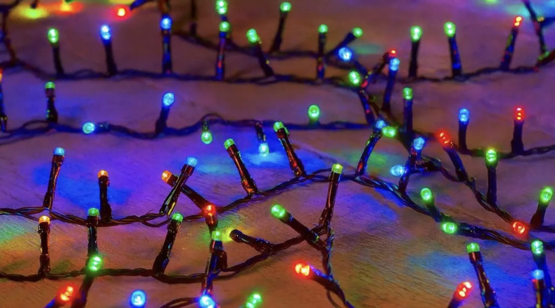 Гірлянда 500LED кольорова LCW-500-MULT новорічні вогні для будинку і ялинки 30 м