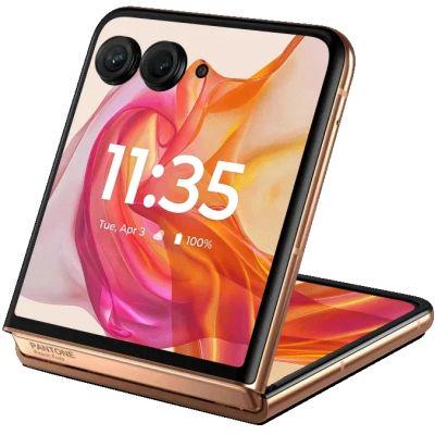 Мобильный телефон Motorola Razr 50 Ultra 12/512GB Peach Fuzz (PB1T0060RS)