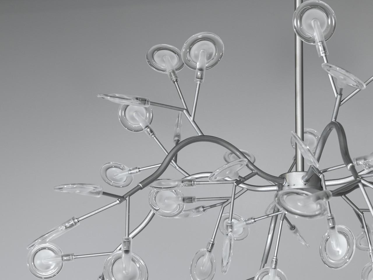 Люстра 886-54CSL-LS Светлячок в стиле Loft 54 ламп Хром сатин (2095312329) - фото 3 Люстра 886-54CSL-LS Светлячок в стиле Loft 54 ламп Хром сатин (2095312329) - фото 3