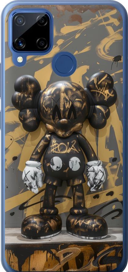 Чехол на Realme C15 Bronze kaws (6097u-2063-42517)
