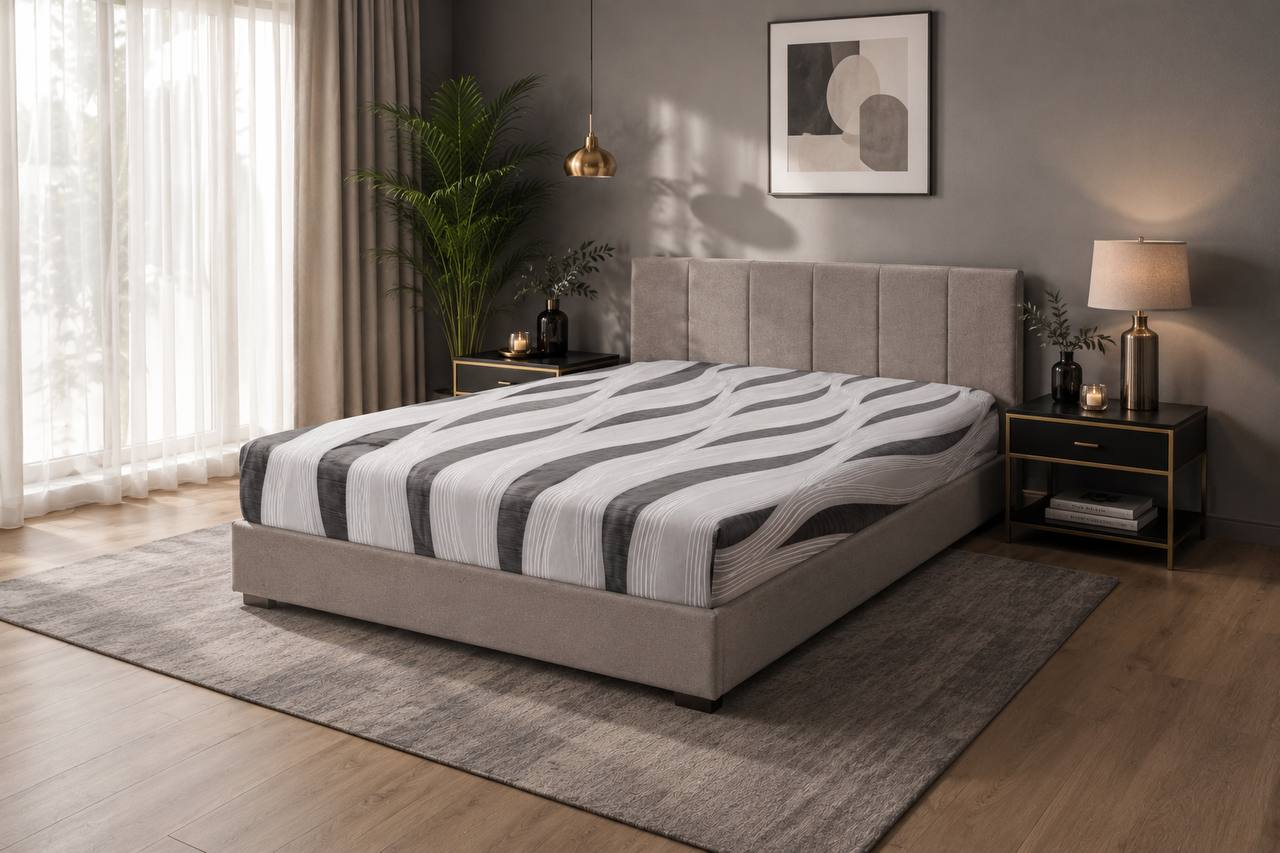 Простыня Gray lines на резинке полиэстер 180х200 см (T75-731gl/x180) Простыня Gray lines на резинке полиэстер 180х200 см (T75-731gl/x180)